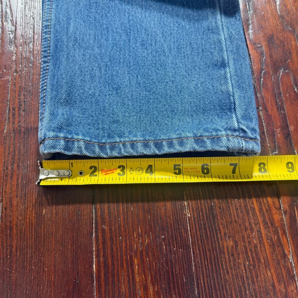 Levis 505 Regular Fit Jeans Mens 34x32‎ Blue Medium Wash Straight Leg Denim